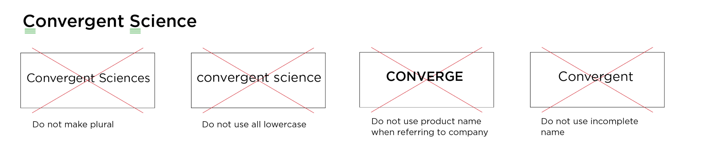 Convergent Science Naming Conventions