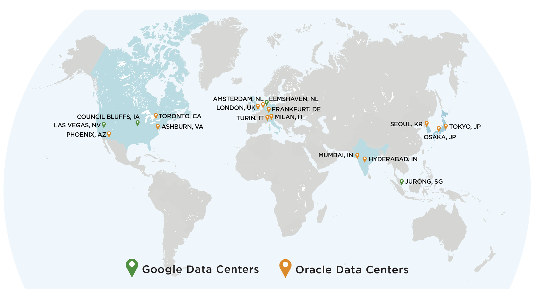 global data center locations